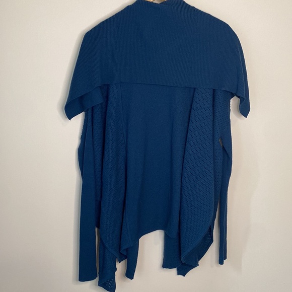 Lacoste + MaLandrino Merino Wool Cardigan Wrap Sweater - Picture 5 of 8